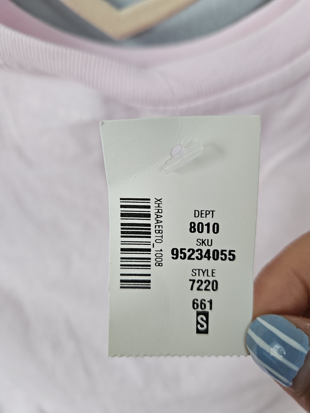 *NWT* Aeropostale Pale Pink Logo Slim Short Sleeve Tee - Picture 6 of 9